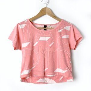 Adidas Pink Cropped T-shirt